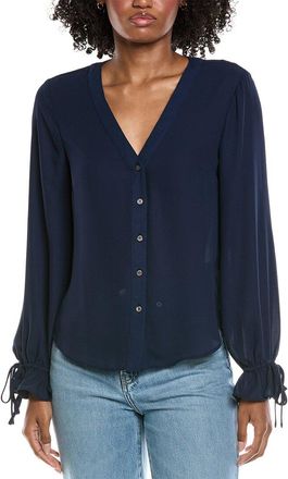 CeCe by Cynthia Steffe Cece V-Neck Flounce Blouse