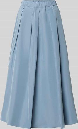 Max Mara Midi-Rock mit Baumwoll-Anteil Modell FORMICA in Hellblau, Gr&ouml;&szlig;e 34