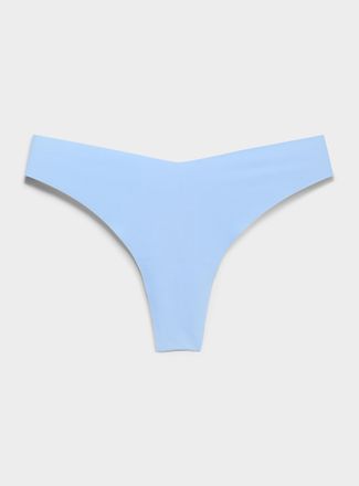 Miiyu Womens Dense laser-cut thong Recycled nylon