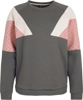 Protest Longsweatshirt PROTEST Pullover NXGVESTA, Damen, Gr. XS, gr&uuml;n (mistygr&uuml;n), Obermaterial: 50% Baumwolle CO. 50% Polyester PES., Sweatshirts Longsweatsh