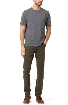 34 Heritage Courage Straight Leg Twill Pants In Dark Olive