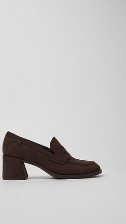 Camper Kora Nubuck Heeled Loafers