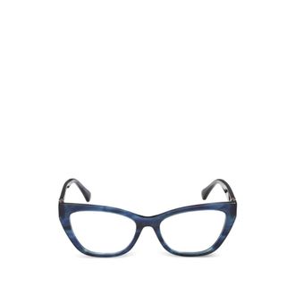 Max Mara Glasses, female, Blue, Size: 53 MM Eyeglasses