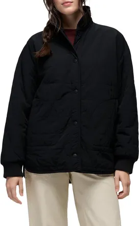 Prana Encinitas Reversible Coat in Black/black at Nordstrom, Size X-Large