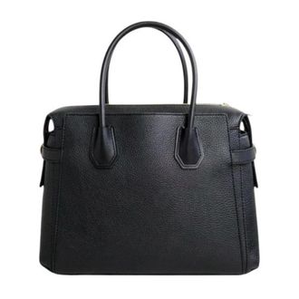 Michael Kors Mercer Satchel - Dames - Handtassen - Zwart - ONE Size - Polyester - Tassen