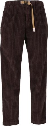 White Sand Pantalone lungo Wide-stripe corduroy - Heren - Straight fit broeken - Bruin - S - Katoen - Broeken