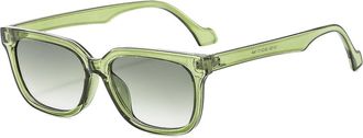 Generic Mens Outdoor Sunglasses Womens Vacation Commuter Driving Sun Glasses(Green)