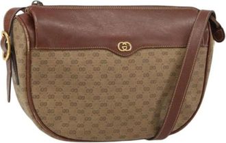 Gucci Pre-owned Vintage Plastic Cross Body Bag - Dames - Vintage Schoudertas - Beige - ONE Size - Vintage