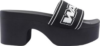 Alexander Wang Logo Plateau Sandals