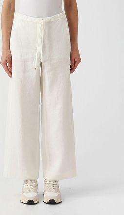 Max Mara Pantaloni a gamba larga S Max Mara in lino