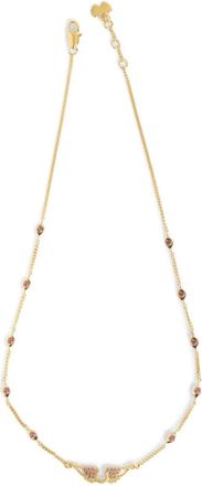 Zadig&Voltaire Rock necklace - women - Crystal/Brass - One Size - Gold