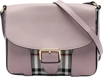 Burberry Pre-owned Dickens Crossbody Bag - Dames - Vintage Schoudertas - Roze - ONE Size - Leer - Vintage