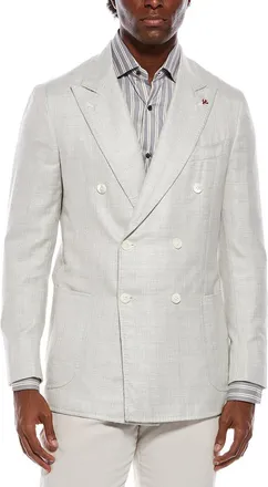Isaia Wool, Silk, & Linen-Blend Blazer