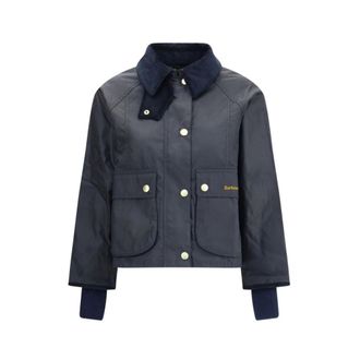 Barbour Dames, Jassen, Blauw, Maat: XS Katoen