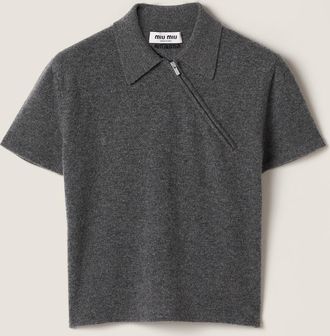 Miu Miu Cashmere polo shirt