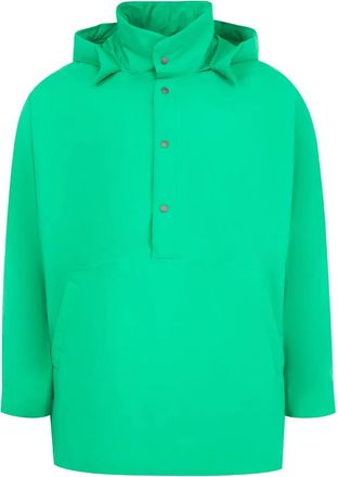Issey Miyake Gewatteerd shirtjack - Groen
