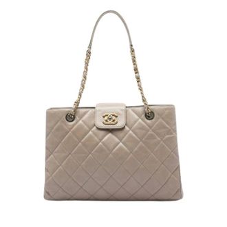 Chanel Pre-owned Bolso Tote Acolchado - Pre-owned - Mujer - Beige - ONE SIZE