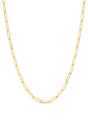 Kozakh Large Flat Link Necklace in Gold at Nordstrom