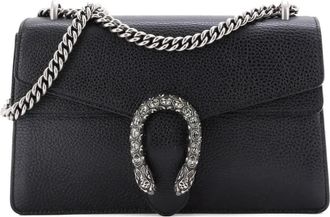 Gucci Dionysus Bag Leather Small shoulder bag - Zwart