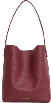 Mansur Gavriel Everyday Cabas Leather Hobo Bag in Oxblood at Nordstrom