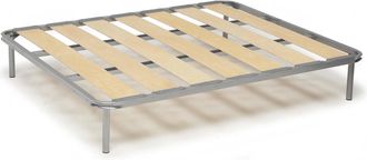 Talamo Italia Talamo Italia - Somier Cuadrado Y Medio Mariagiulia, Base Ortop&eacute;dica De Listones Anchos, 100% Made In Italy, 120x190h31cm, Con Embalaje Reforzado