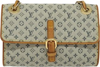 Louis Vuitton Camille Gray Canvas Shoulder Bag (Pre-Owned)