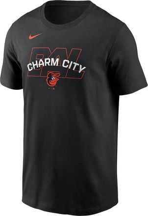 Nike Baltimore Orioles Fashion Nike Mens MLB T-Shirt in Black | N19900AOLE-19Z