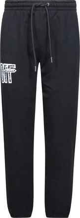 Off-white Motion Arrow Cuffed Sweatpant - - Trousers - Uomo - Nero - S