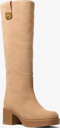 Michael Kors Bryant Suede Platform Boot