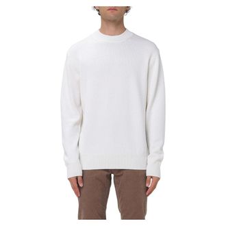 Paolo Pecora Maglione Girocollo Vestibilit&agrave; Ampia - - Knitwear - Uomo - Bianco - M