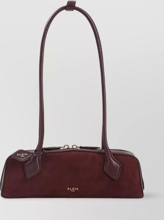 Alaia suede shoulder bag