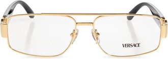 Versace Optical Frame - Heren - Brillen - Geel - 56 MM - Accessoires