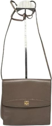 Givenchy Pre-owned Cross Body Bag - Dames - Vintage Schoudertas - Bruin - ONE Size - Leer - Vintage