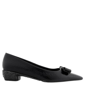 Ferragamo Riace Vara Bow Pumps, Size 7 C