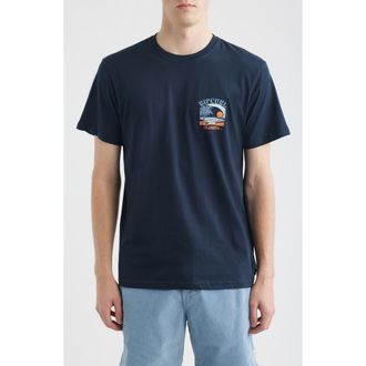 Rip Curl Matisse Desto Cotton Graphic T-Shirt in Dark Navy Florida at Nordstrom, Size Xx-Large