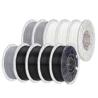 OEM Filamento Pla Para Impresoras 3d, Impresi&oacute;n De Alta Velocidad, Reconocimiento Autom&aacute;tico De Color, 4 Negros, 3 Blancos, 3 Grises