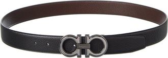 Ferragamo Gancini Reversible & Adjustable Leather Belt
