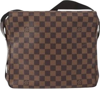 Louis Vuitton Pre-owned Cross Body Bags, male, Brown, Size: ONE SIZE Pre-owned Canvas Cross Body Bag