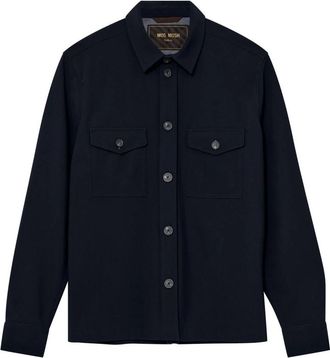 Mos Mosh Birk Traver Overshirt - Heren - Zomerjassen - Blauw - M - Jassen