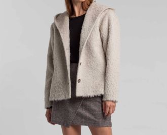 Alicia Adams Alpaca Finn Coat In Grey