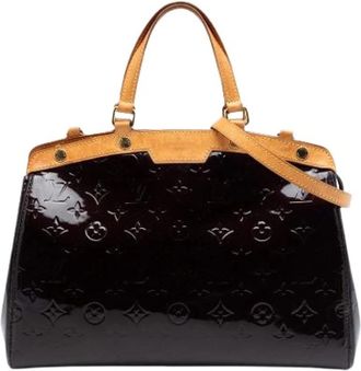 Louis Vuitton Pre-owned Brea MM - Dames - Vintage Handtas - Paars - ONE Size - Leer - Vintage