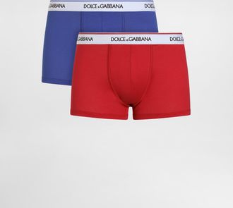 Dolce & Gabbana Bi-pack Jersey Boxers - Man Underwear And Loungewear Multicolor Cotton 3