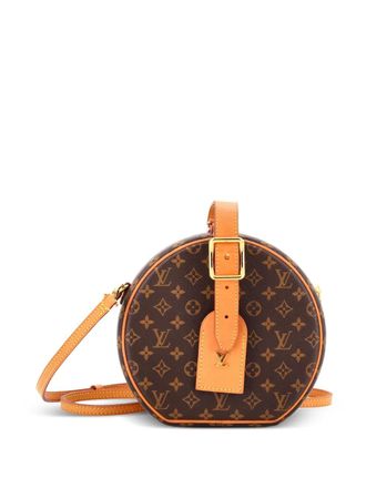 Louis Vuitton small Bo&icirc;te Chapeau tote bag - women - Canvas/Calf Leather - One Size - Brown