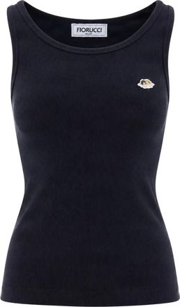 Fiorucci Donna, Top, Nero, XS, new