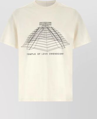 Rick Owens brad graphic crew neck short sleeve t-shirt