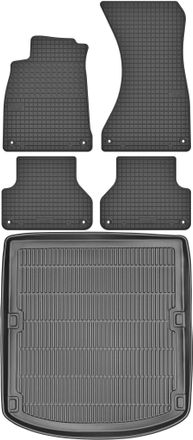 OEM Juego De Alfombrillas De Goma Para Coche Y Alfombrilla Para Maletero Para Audi A4 B9 Sed&aacute;n (2015)