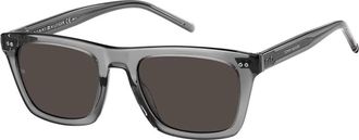 Tommy Hilfiger Mens 1890/s Kb7 Sunglasses In Transparent Grey