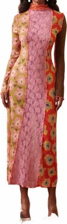 Celia B Care Midi Dress In Multi
