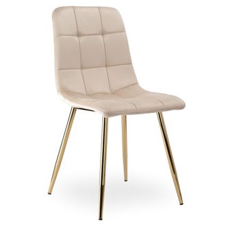 OEM Silla Denver De Terciopelo Dorado Beige