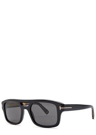 Tom Ford Icon Aviator-style Sunglasses - Black - One Size